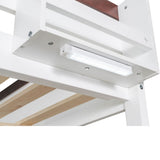 Bunk Bed With Built In Shelves, Storage Box, LED Light And USB Charging Station - Bunk Beds available at Alpine Outlets in Denver
