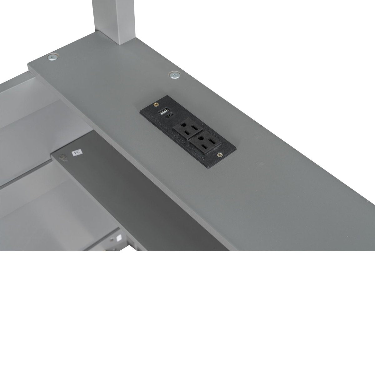 Bunk Bed With Built In Shelves, Storage Box, LED Light And USB Charging Station - Bunk Beds available at Alpine Outlets in Denver