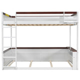Bunk Bed With Built In Shelves, Storage Box, LED Light And USB Charging Station - Bunk Beds available at Alpine Outlets in Denver