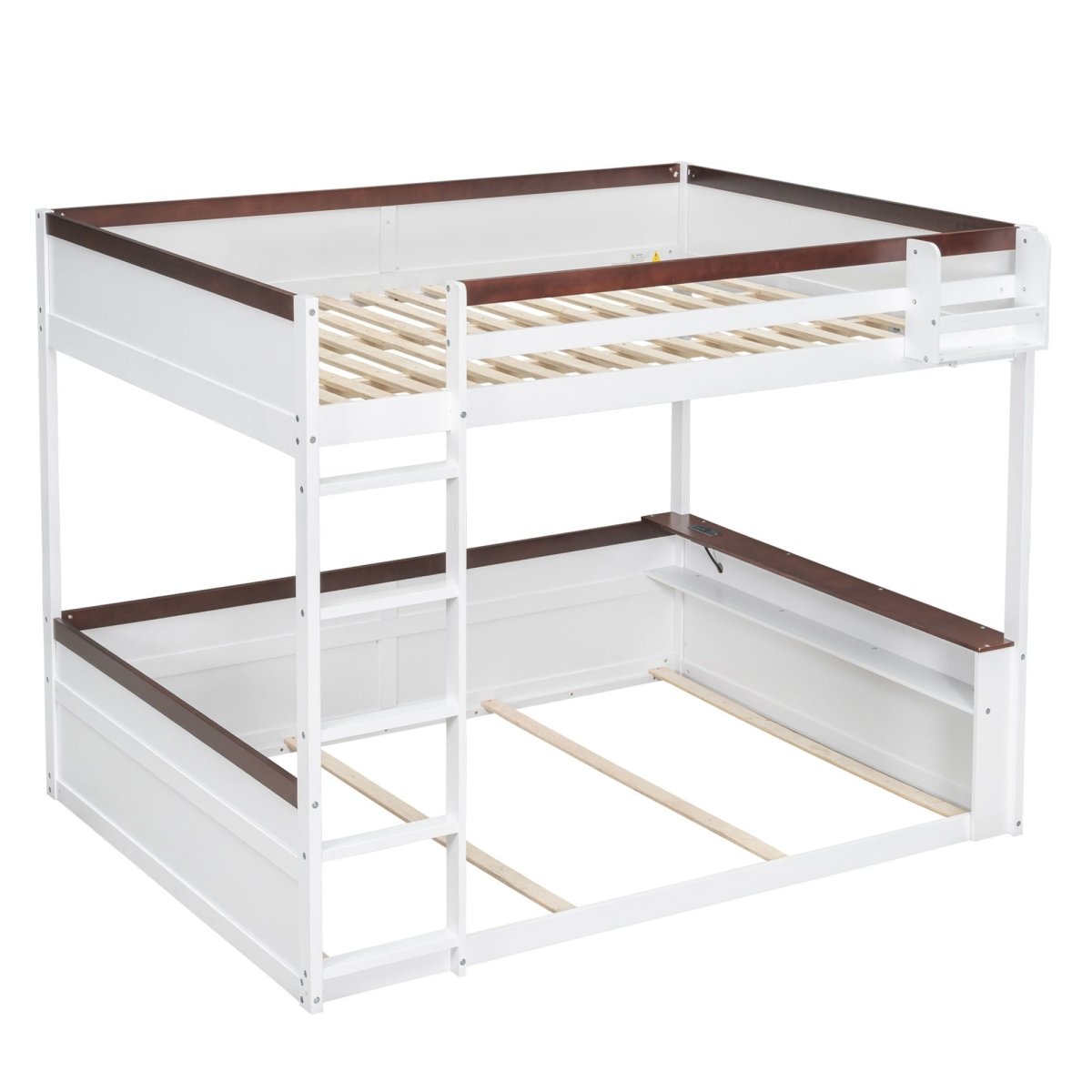 Bunk Bed With Built In Shelves, Storage Box, LED Light And USB Charging Station - Bunk Beds available at Alpine Outlets in Denver