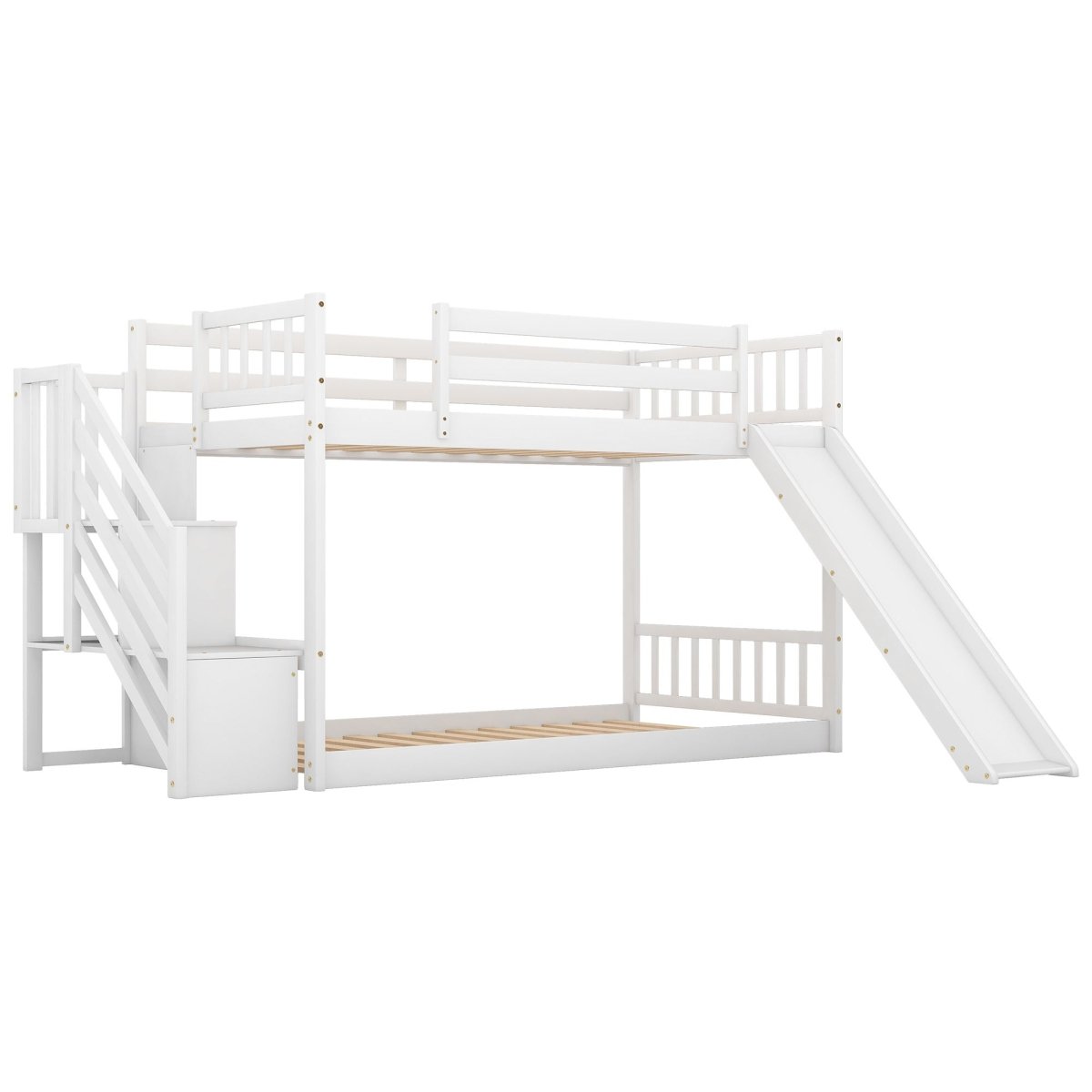 Bunk Bed With Convertible Slide And Stairway - Bunk Beds available at Alpine Outlets in Denver