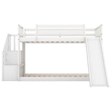 Bunk Bed With Convertible Slide And Stairway - Bunk Beds available at Alpine Outlets in Denver