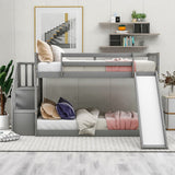 Bunk Bed With Convertible Slide And Stairway - Bunk Beds available at Alpine Outlets in Denver