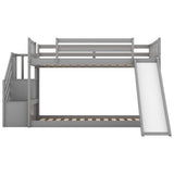 Bunk Bed With Convertible Slide And Stairway - Bunk Beds available at Alpine Outlets in Denver