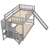 Bunk Bed With Convertible Slide And Stairway - Bunk Beds available at Alpine Outlets in Denver