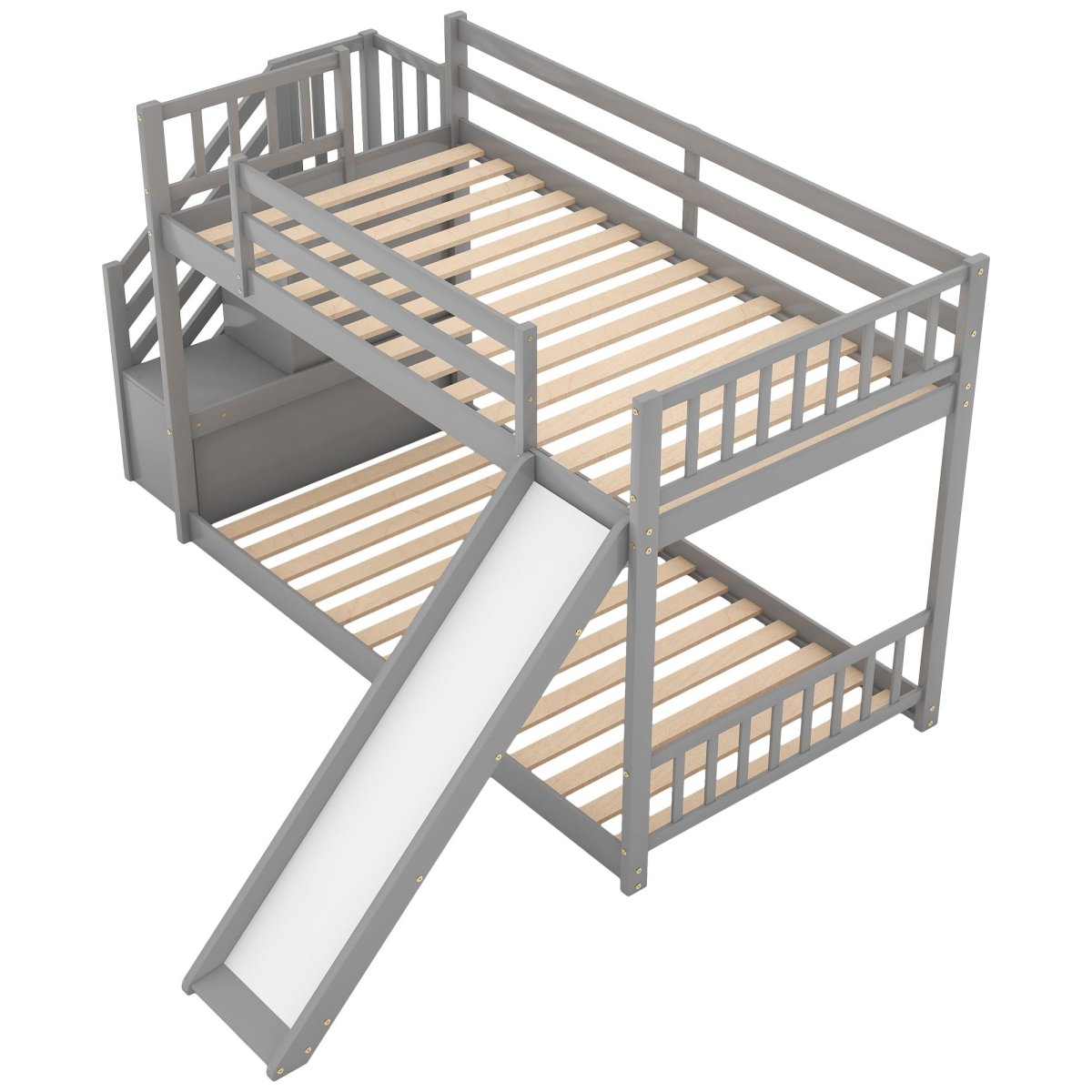 Bunk Bed With Convertible Slide And Stairway - Bunk Beds available at Alpine Outlets in Denver