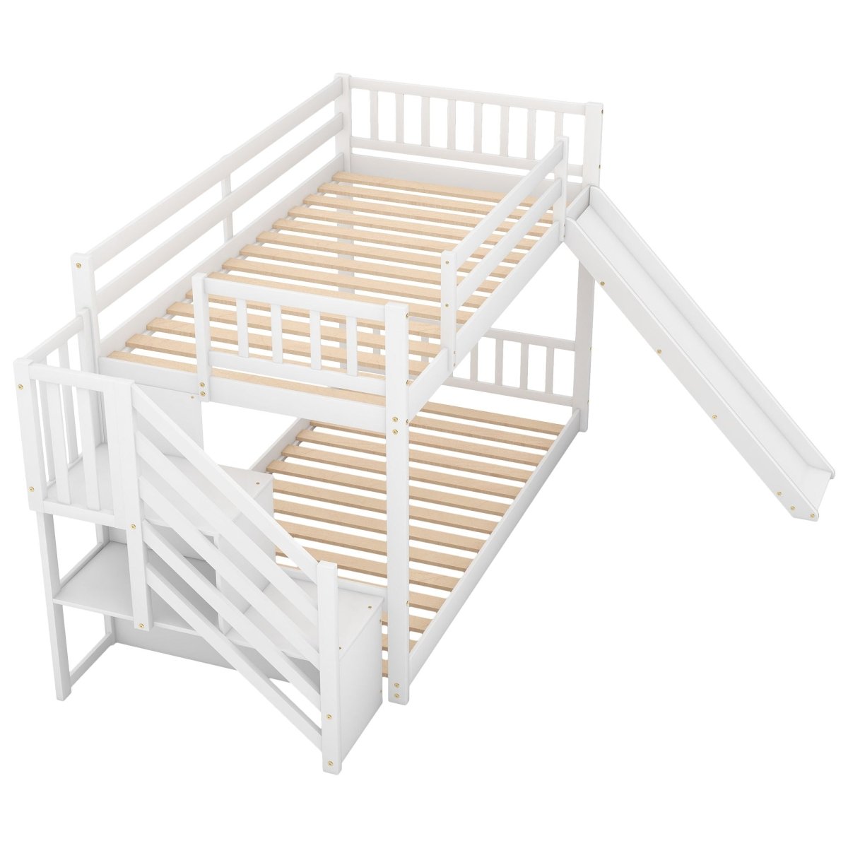 Bunk Bed With Convertible Slide And Stairway - Bunk Beds available at Alpine Outlets in Denver