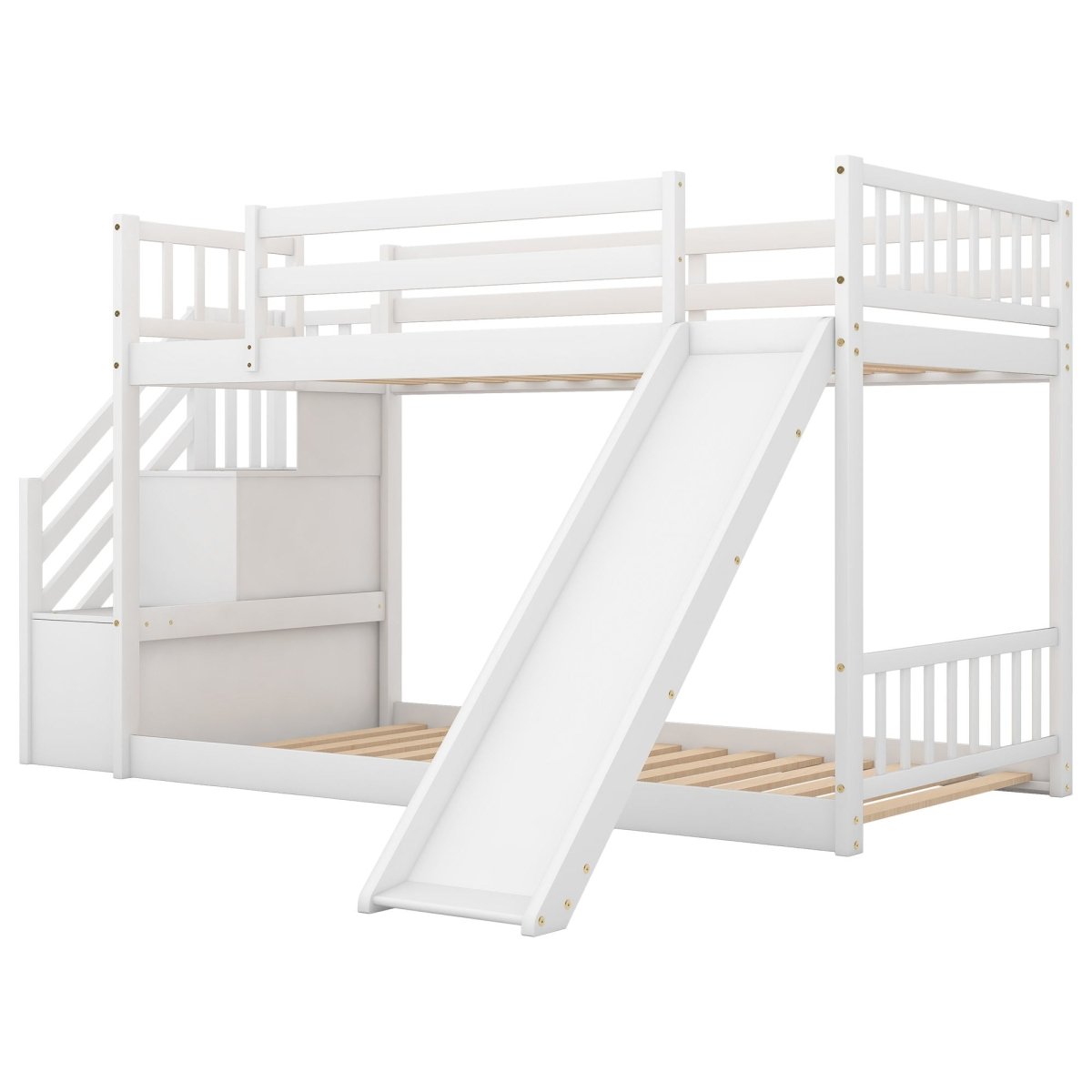 Bunk Bed With Convertible Slide And Stairway - Bunk Beds available at Alpine Outlets in Denver