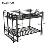 Bunk Bed With Storage Shelves, Clothes Hooks, LED Light - Bunk Beds available at Alpine Outlets in Denver