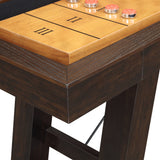 Titus - 108" Shuffleboard Table - Brown