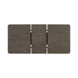 Hollywood Park - Rectangular Dining Table With Leaf - Dark Gray