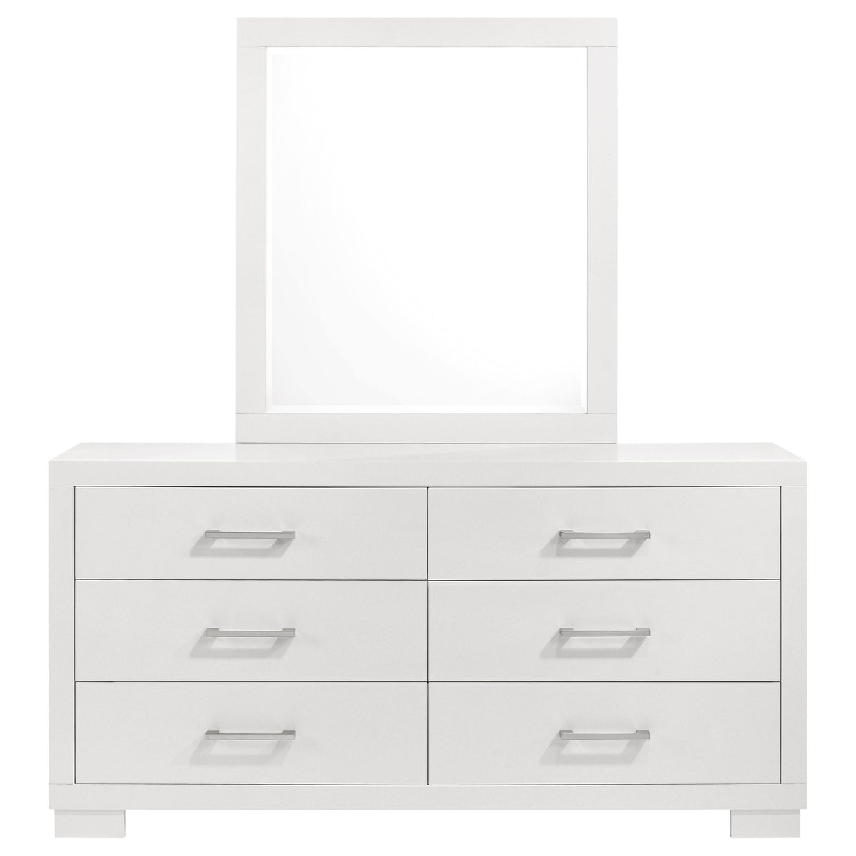 Polk - 6 Drawer Dresser With Mirror