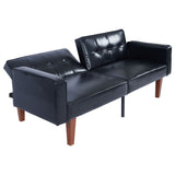 3 Position Split Back Futon Sofa Bed For Living Room