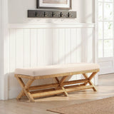 Aria - Bench - Beige / Light Brown