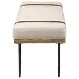 Karis - Upholstered Accent Bench - Beige