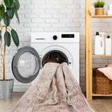 Maval - 8' X 10' Washable Area Rug - Beige