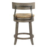 Stool With Natural Seagrass Seat