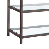 Weston - 2 Shelf Entryway Console Table - Black