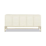 Sideboard Storage Buffet Credenza Heavy Duty Wood 77x35in White
