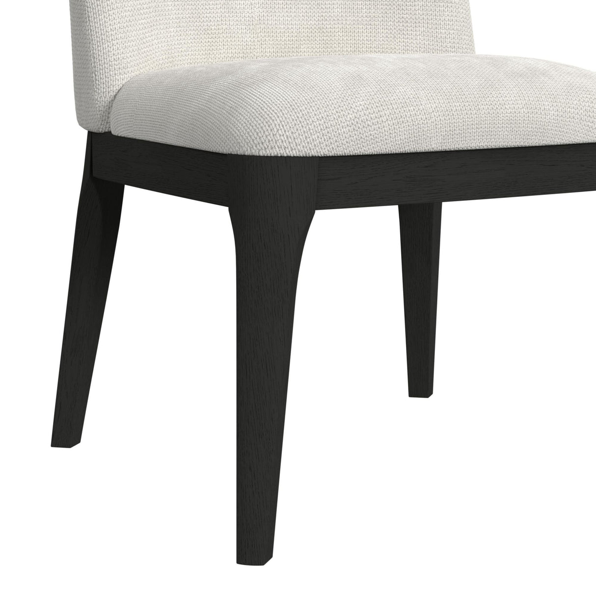 Sylvie - 7 Piece Standard Height Dining Set (Oval Table And Six Chairs) - Black With Grain