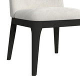 Sylvie - 7 Piece Standard Height Dining Set (Oval Table And Six Chairs) - Black With Grain