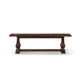 Whitmore - Trestle Dining Bench - Dark Brown