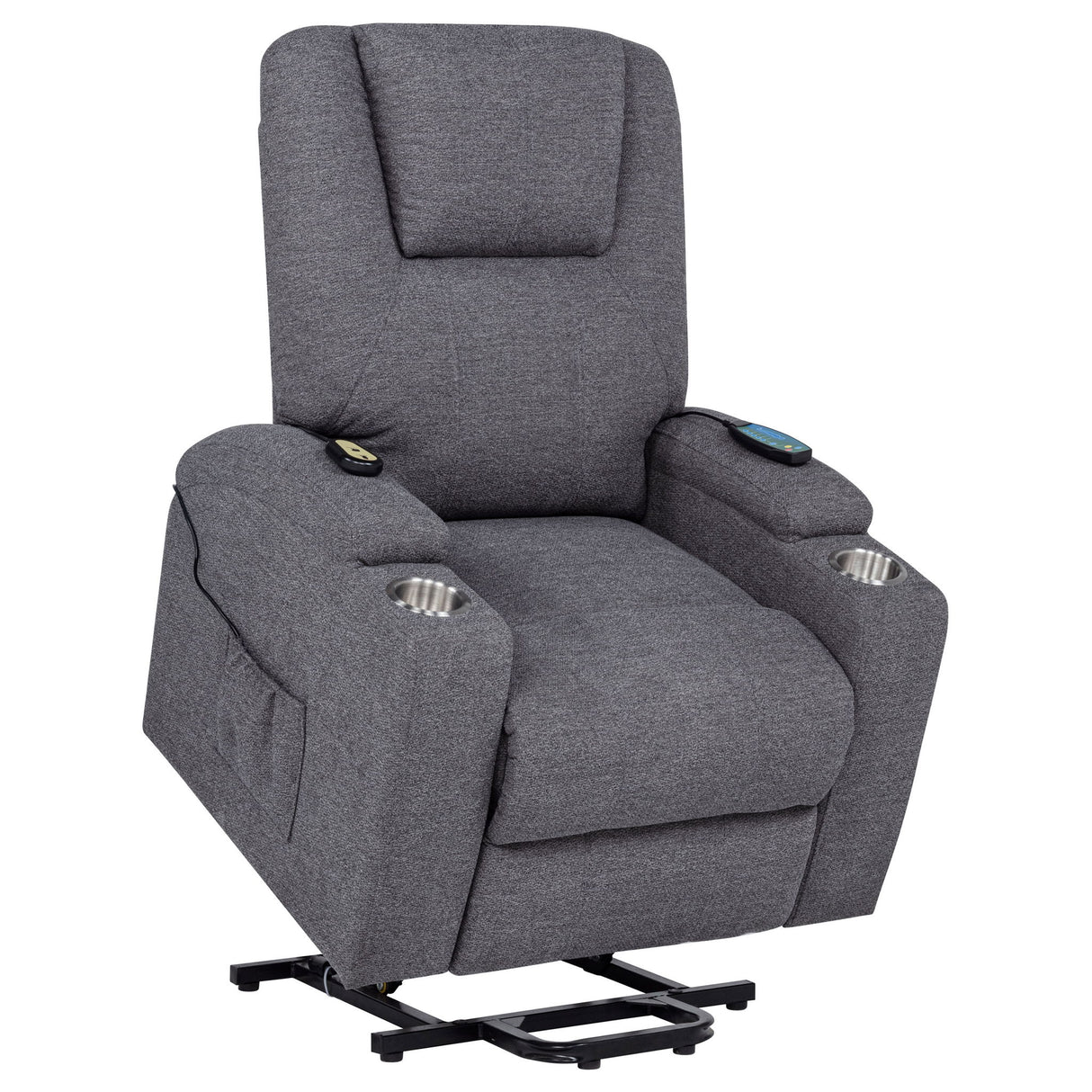 Power Lift Massage Recliner With Heat And Remote Control
