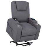Power Lift Massage Recliner With Heat And Remote Control