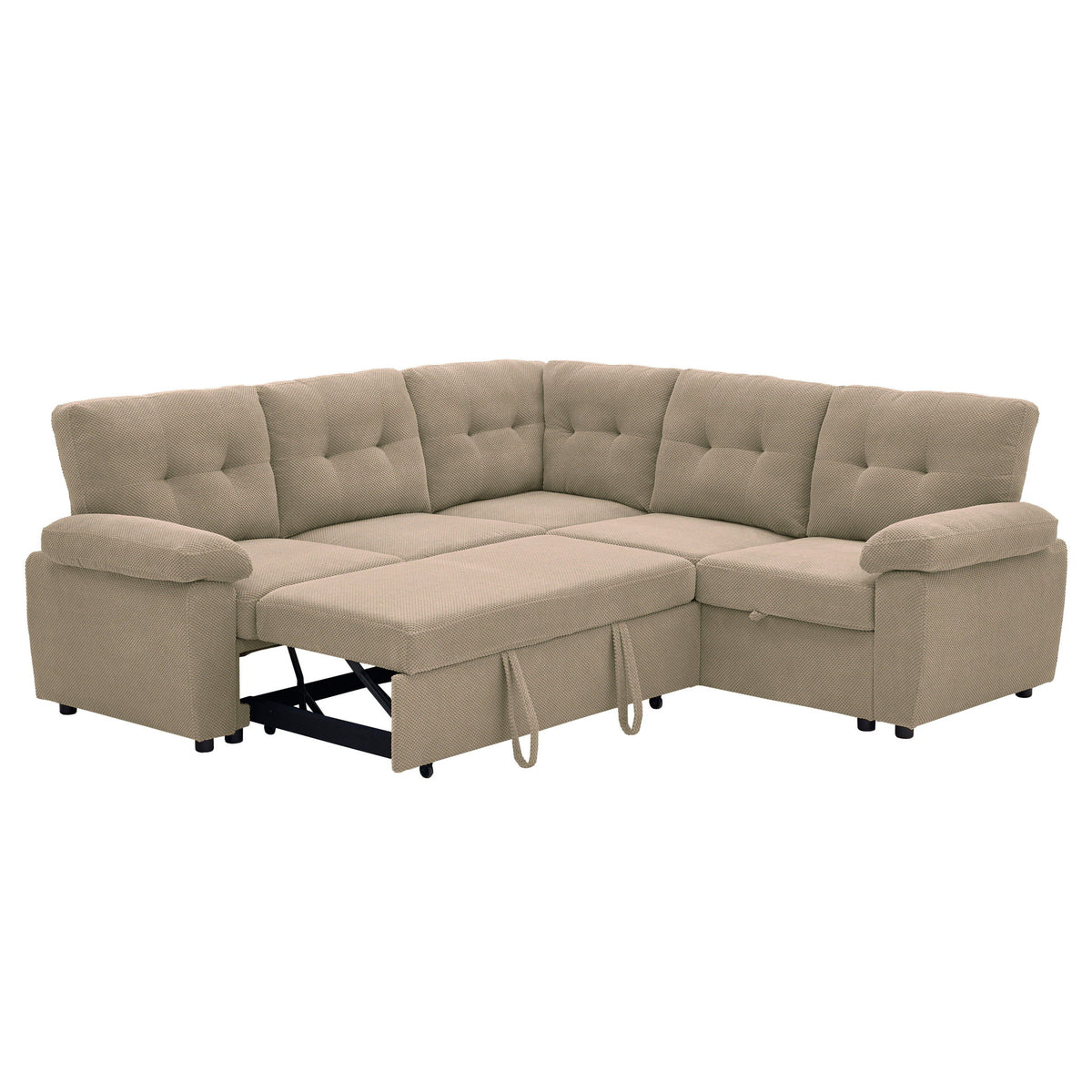 Convertible Sectional Sofa Bed & Pull Out Sleeper And Storage