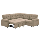 Convertible Sectional Sofa Bed & Pull Out Sleeper And Storage
