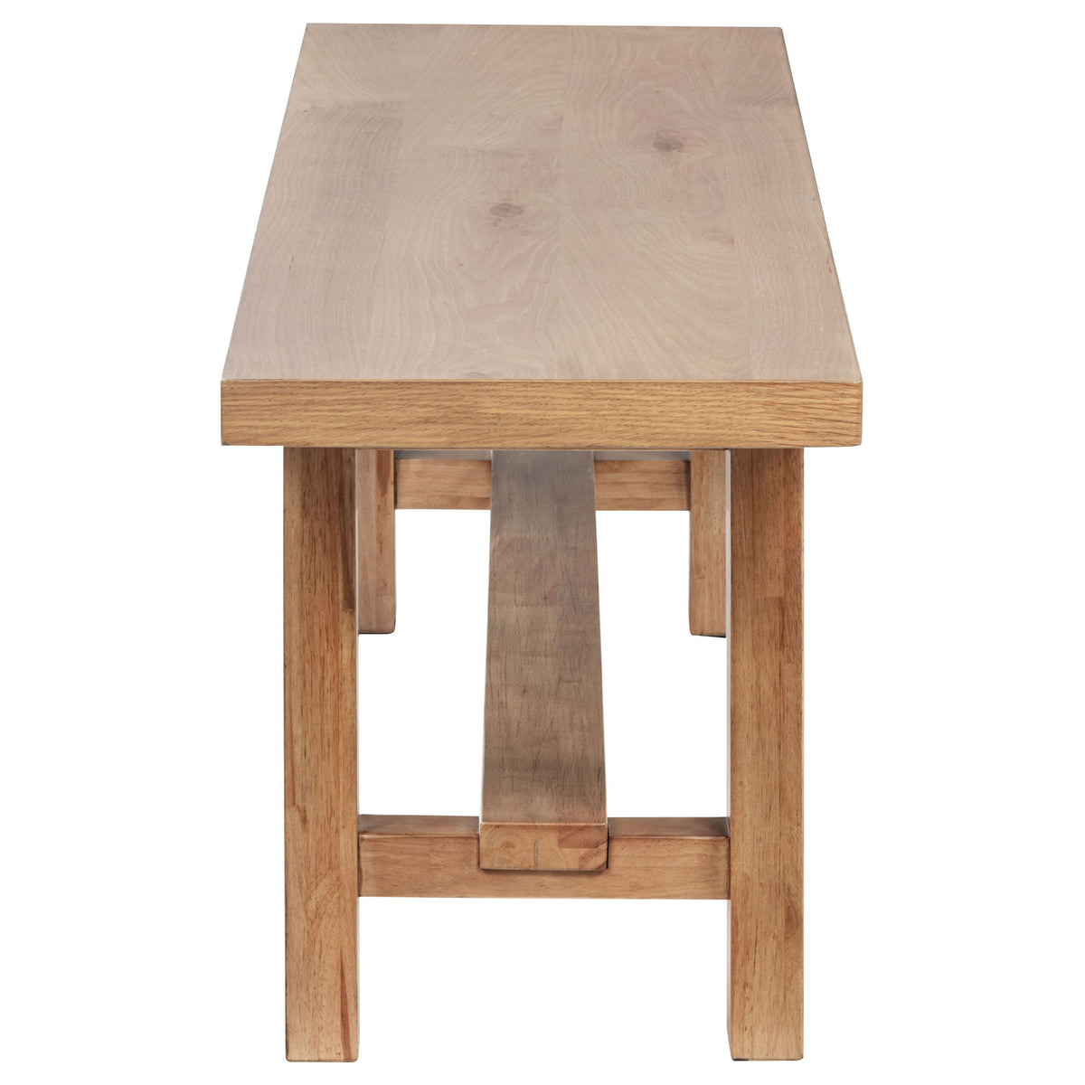 Backless Dining Bench - Natural