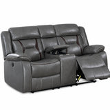 Living Room Set With Pillow Armrest And Tufted Backrest
