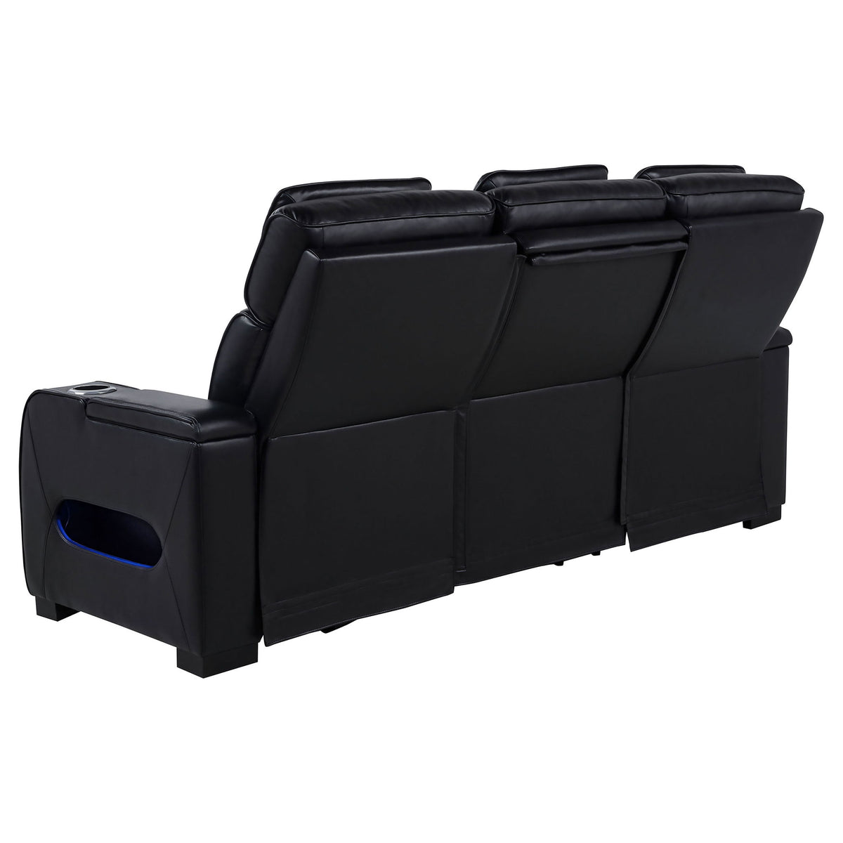 Isadora - Power Reclining Sofa With Dual Independent Recline - Black