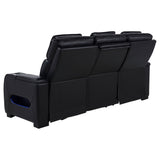 Isadora - Power Reclining Sofa With Dual Independent Recline - Black