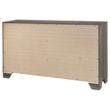 Funston - 6 Drawer Dresser Cabinet - Brown Oak