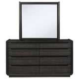 Bangor - 8 Drawer Dresser With Mirror Set - Black