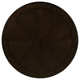 Fulton - 5 Piece Dining Table Set With Upholstered Chairs - Dark Brown