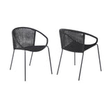 Snack - Indoor / Outdoor Stackable Steel Dining Chair