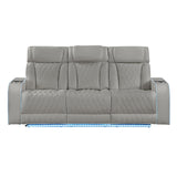 Electra - Power Reclining Set With Power Headrests, Massage And LED Lighting