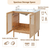 Bathroom Vanity Cabinet With Doors, Soft Close Design