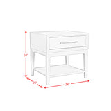 Westland - End Table - Almond