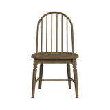 Heritage - Windsor Side Chair (Set of 2) With Leveler - Oak Brown