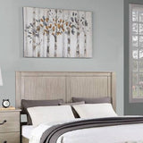 Bed With 2 Panel Headboard