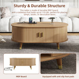 TV Stand & Coffee Table Set With Charging Station