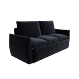 Pull Out Sofa Bed, 3 Seat Convertible Sleeper Sofa With 2 In 1 Pillow And Blanket Set