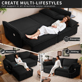 2 In 1 Convertible Sofa Bed, Multi Functional Living Room Furniture
