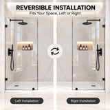 Frameless Walk-In Shower Glass Panel