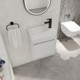 Sink Floating Bathroom Vanity With Soft Close Cabinet Door