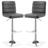Adjustable Bar Stool (Set of 2) - Gray