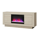 Fireplace TV Stand - Beige